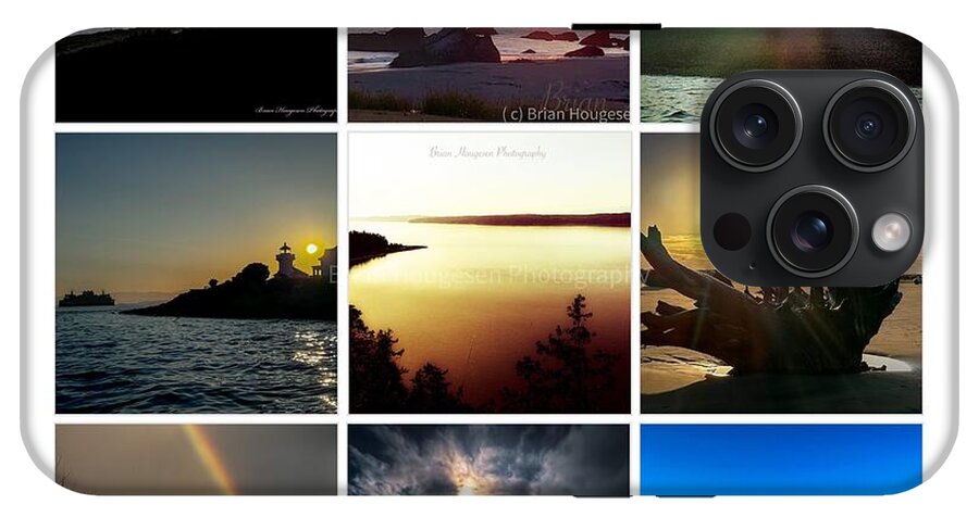 Sunsets sunrises and rainbow skies - Phone Case