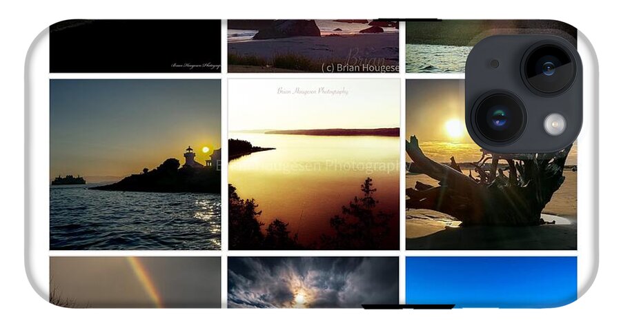 Sunsets sunrises and rainbow skies - Phone Case