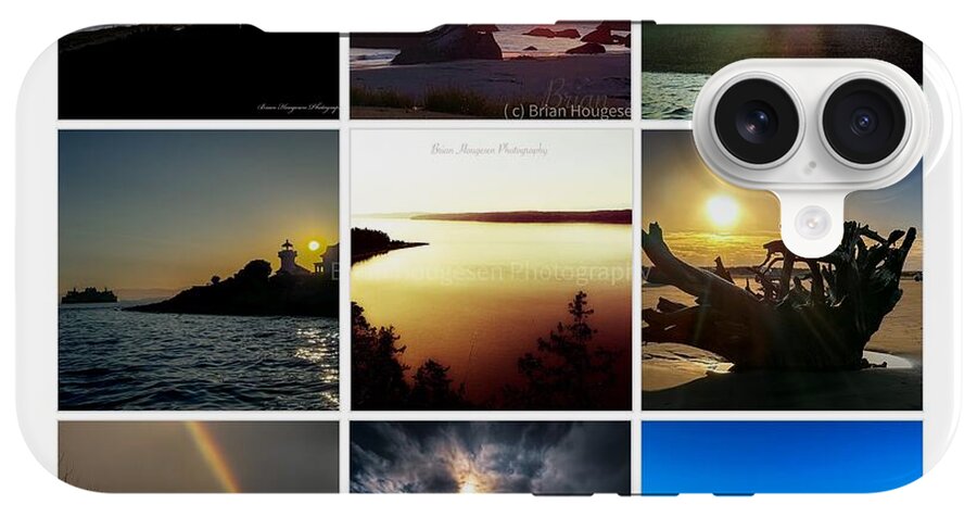 Sunsets sunrises and rainbow skies - Phone Case