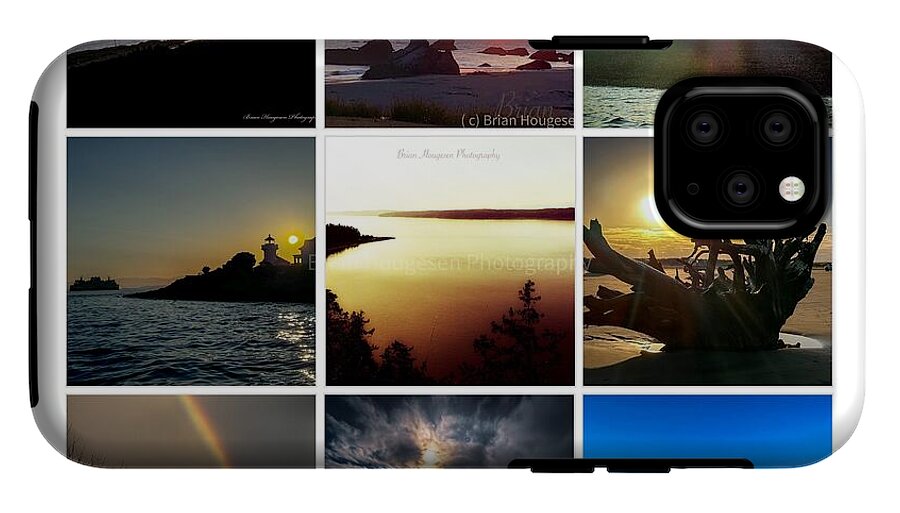 Sunsets sunrises and rainbow skies - Phone Case