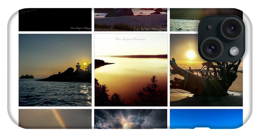 Sunsets sunrises and rainbow skies - Phone Case