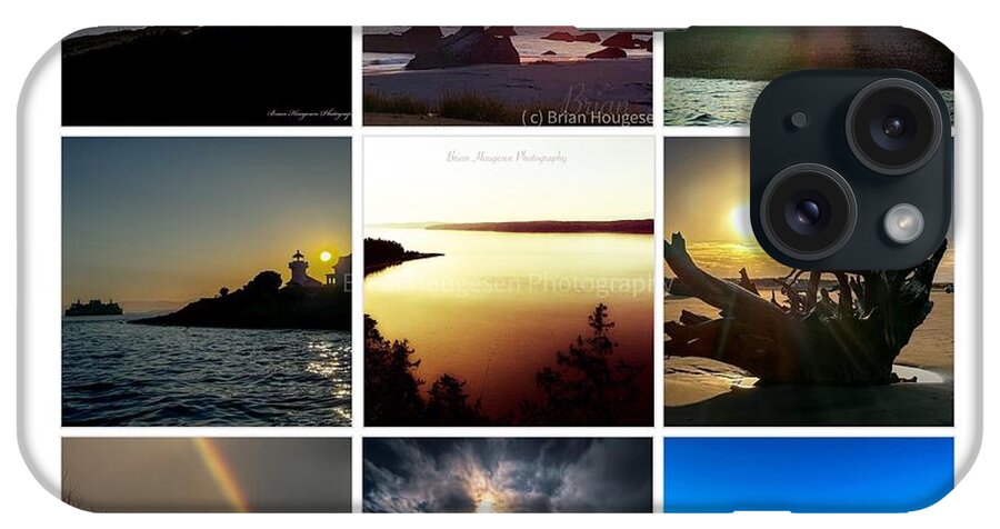 Sunsets sunrises and rainbow skies - Phone Case