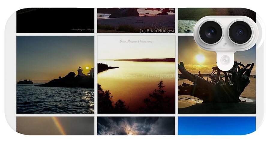 Sunsets sunrises and rainbow skies - Phone Case