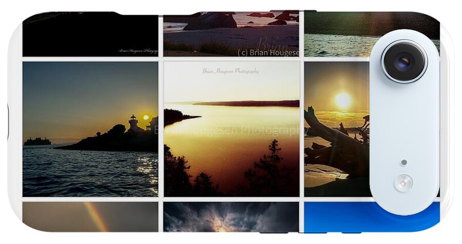 Sunsets sunrises and rainbow skies - Phone Case