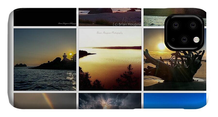 Sunsets sunrises and rainbow skies - Phone Case