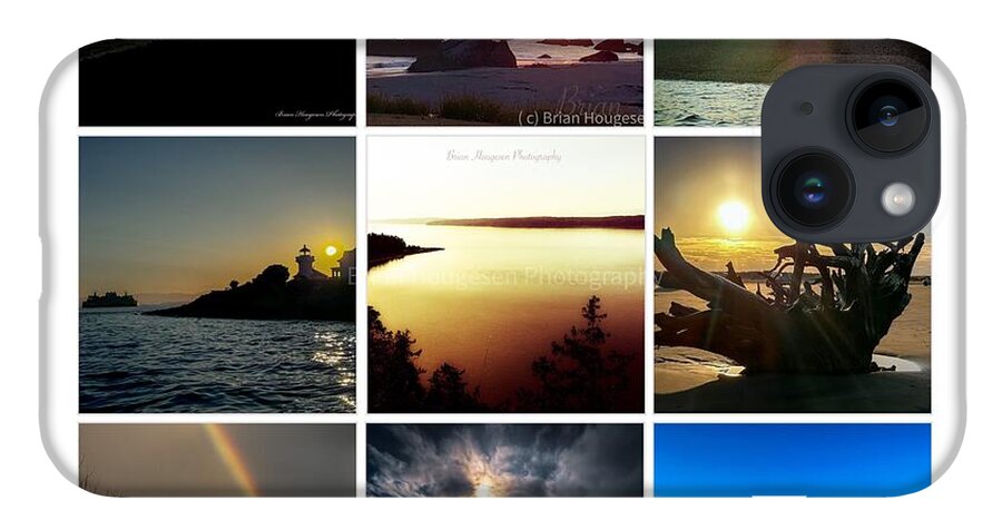 Sunsets sunrises and rainbow skies - Phone Case