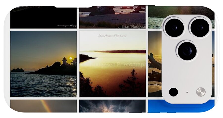 Sunsets sunrises and rainbow skies - Phone Case