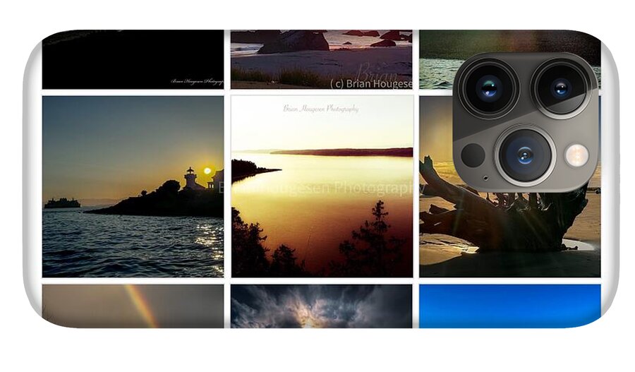 Sunsets sunrises and rainbow skies - Phone Case