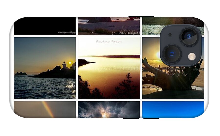 Sunsets sunrises and rainbow skies - Phone Case