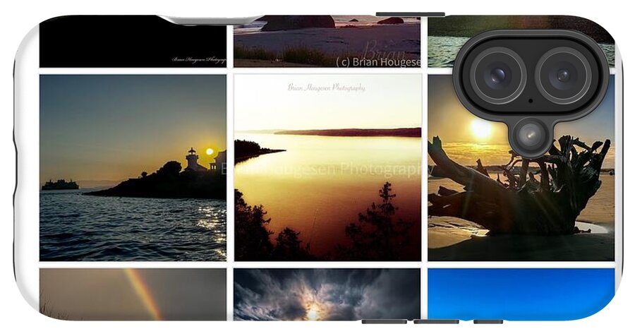 Sunsets sunrises and rainbow skies - Phone Case