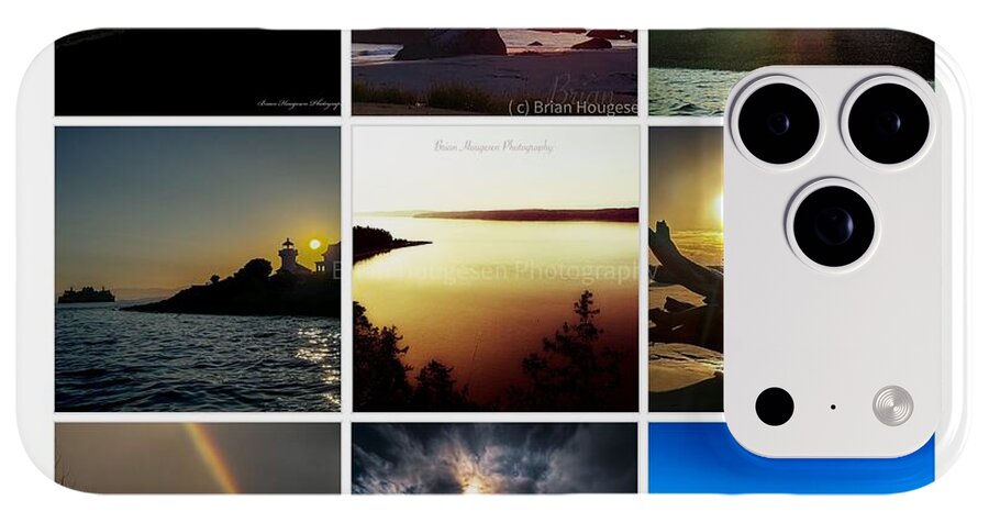 Sunsets sunrises and rainbow skies - Phone Case