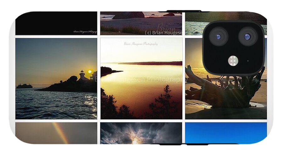 Sunsets sunrises and rainbow skies - Phone Case