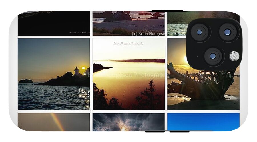 Sunsets sunrises and rainbow skies - Phone Case