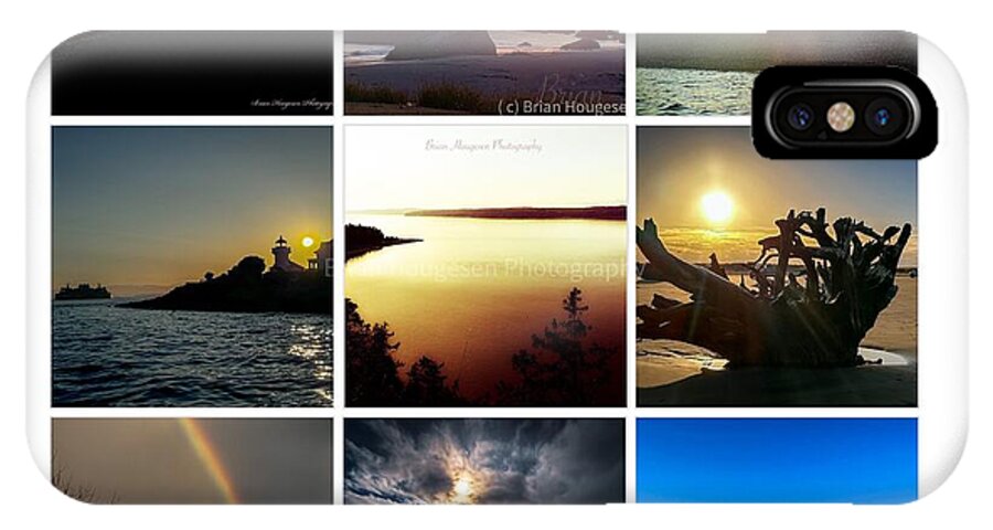 Sunsets sunrises and rainbow skies - Phone Case