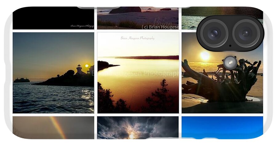 Sunsets sunrises and rainbow skies - Phone Case