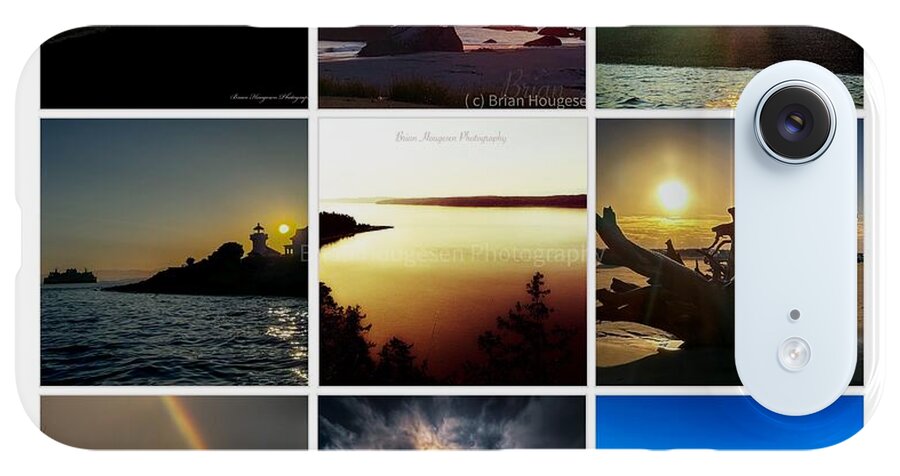 Sunsets sunrises and rainbow skies - Phone Case