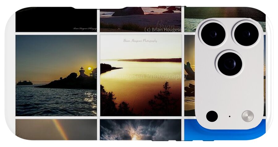 Sunsets sunrises and rainbow skies - Phone Case