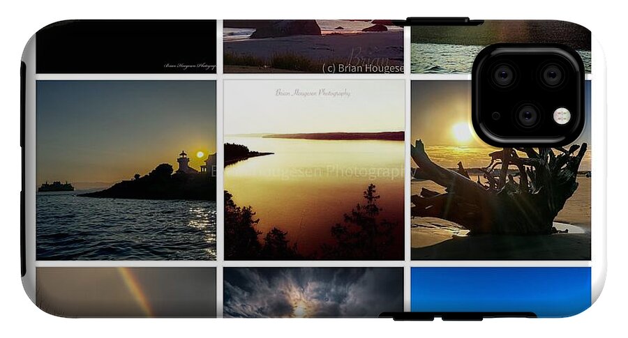 Sunsets sunrises and rainbow skies - Phone Case