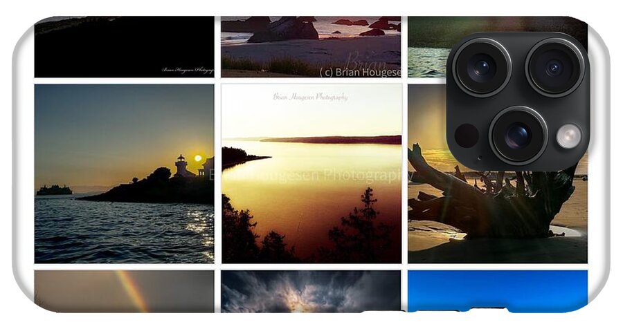 Sunsets sunrises and rainbow skies - Phone Case