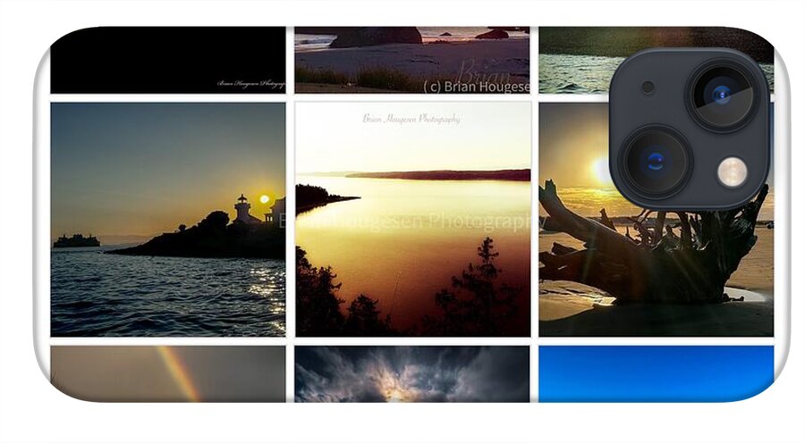 Sunsets sunrises and rainbow skies - Phone Case