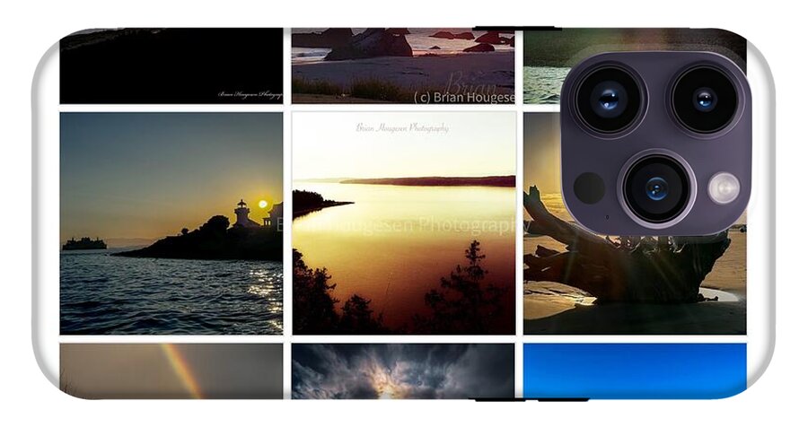 Sunsets sunrises and rainbow skies - Phone Case