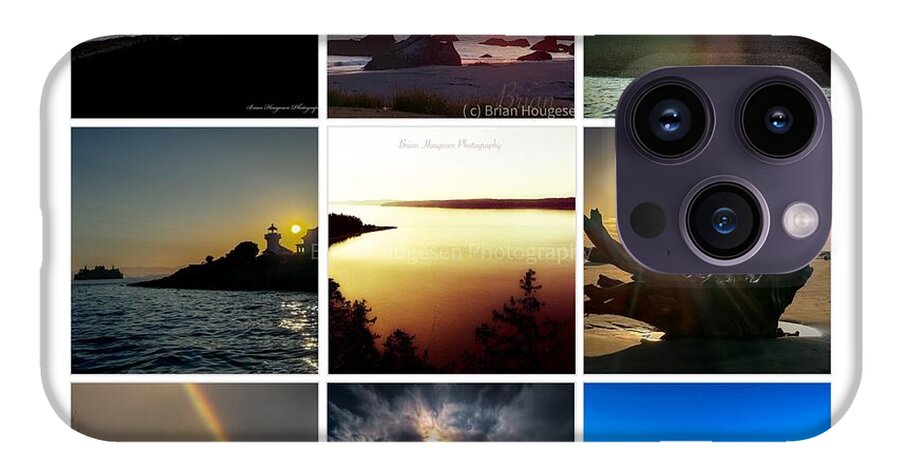 Sunsets sunrises and rainbow skies - Phone Case