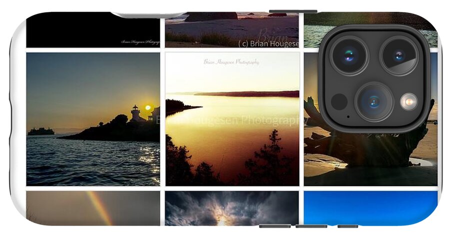 Sunsets sunrises and rainbow skies - Phone Case