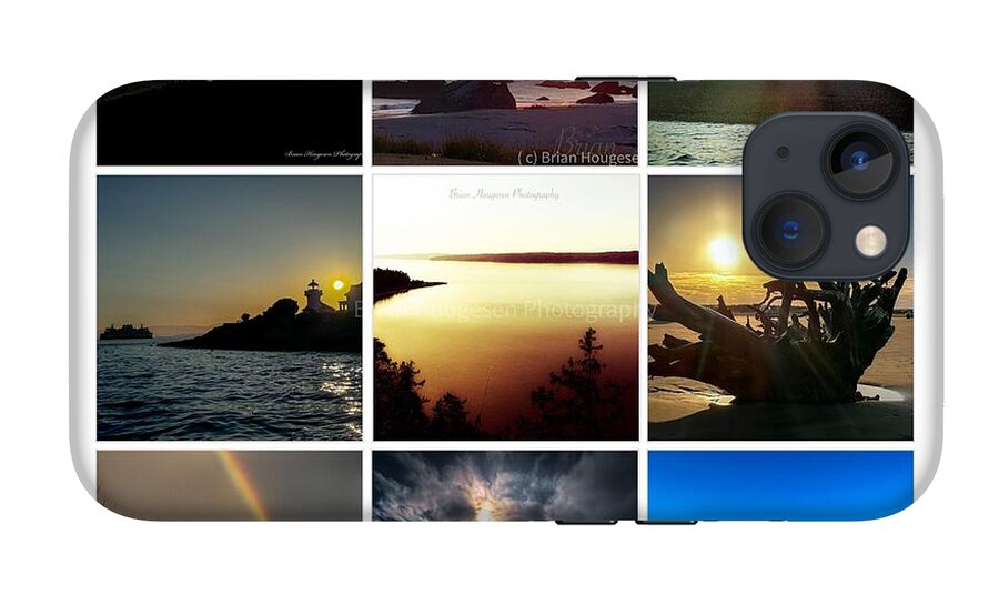 Sunsets sunrises and rainbow skies - Phone Case