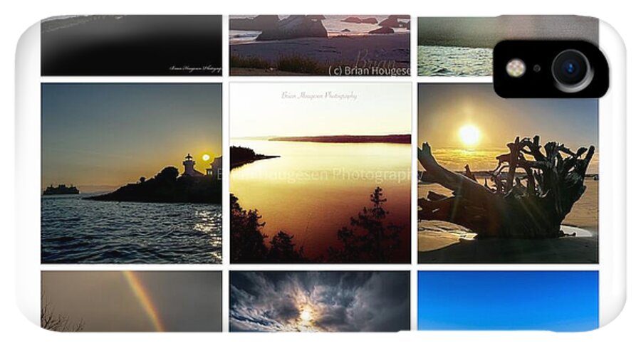 Sunsets sunrises and rainbow skies - Phone Case