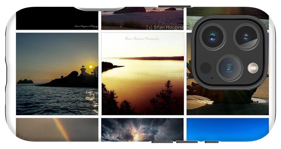Sunsets sunrises and rainbow skies - Phone Case