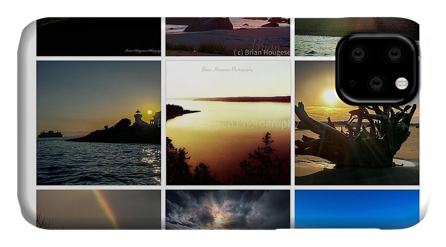 Sunsets sunrises and rainbow skies - Phone Case