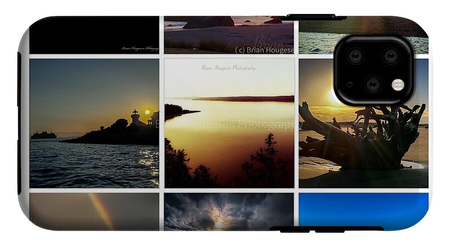 Sunsets sunrises and rainbow skies - Phone Case