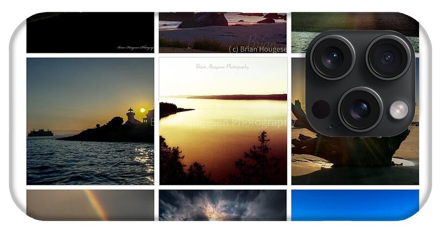 Sunsets sunrises and rainbow skies - Phone Case