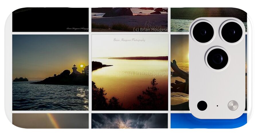 Sunsets sunrises and rainbow skies - Phone Case