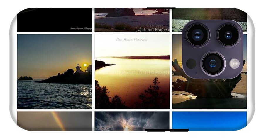 Sunsets sunrises and rainbow skies - Phone Case