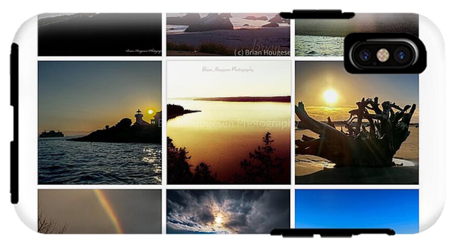 Sunsets sunrises and rainbow skies - Phone Case