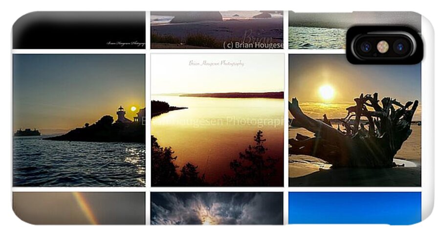 Sunsets sunrises and rainbow skies - Phone Case