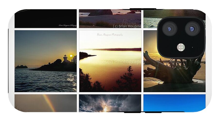 Sunsets sunrises and rainbow skies - Phone Case