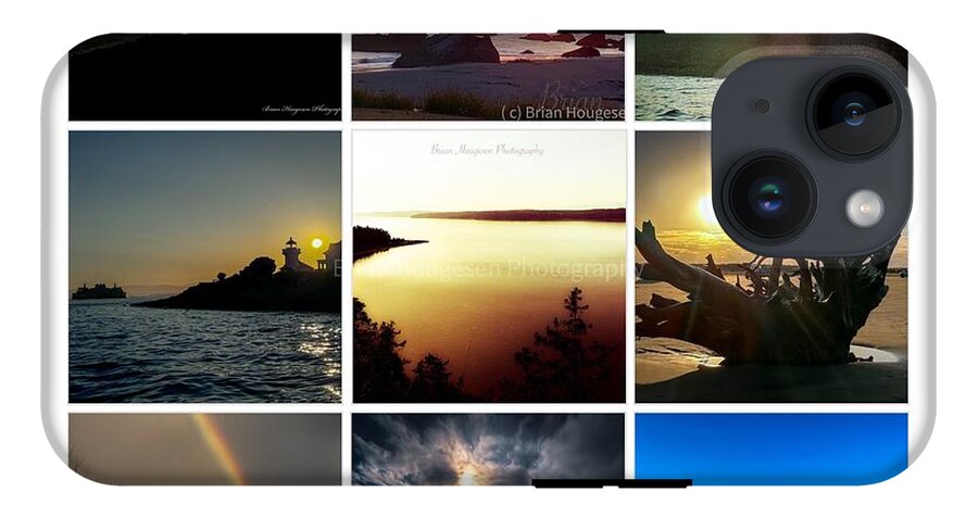 Sunsets sunrises and rainbow skies - Phone Case