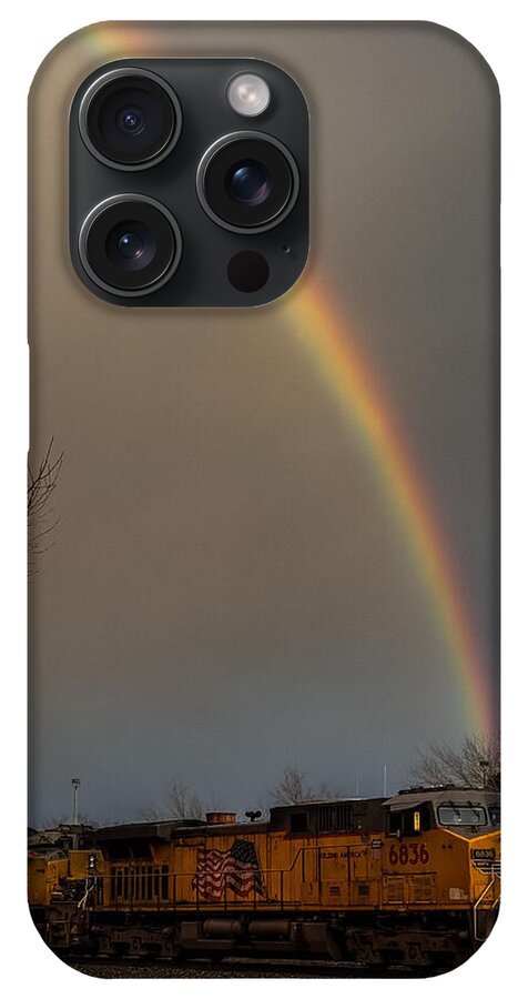 Train at the end of the rainbow - Phone Case
