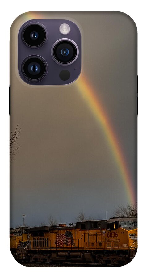 Train at the end of the rainbow - Phone Case