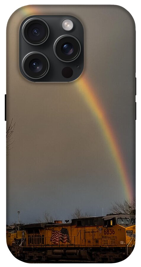 Train at the end of the rainbow - Phone Case