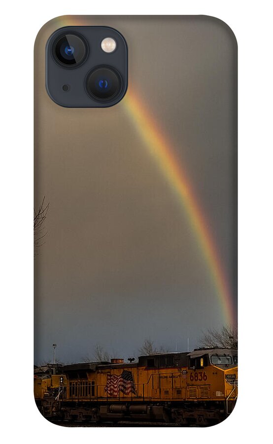 Train at the end of the rainbow - Phone Case