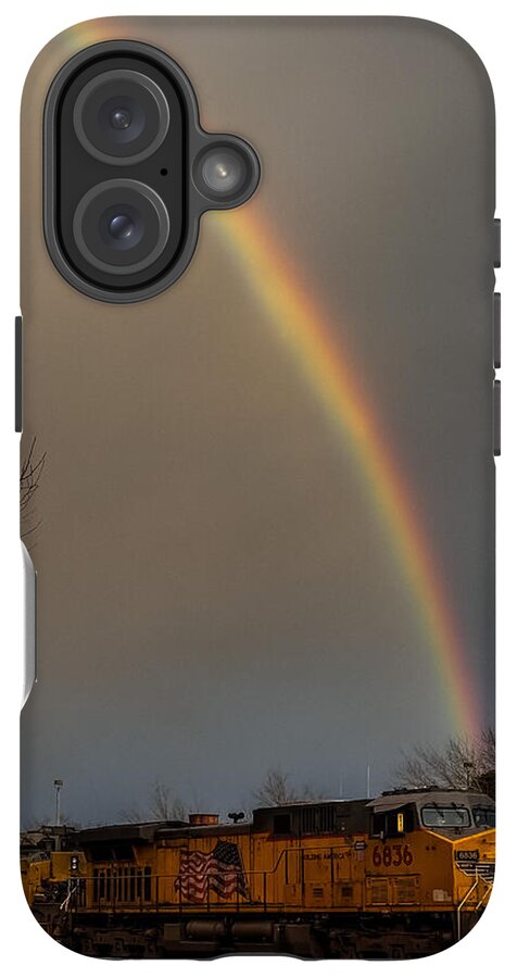 Train at the end of the rainbow - Phone Case