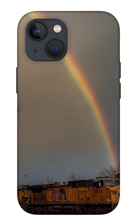 Train at the end of the rainbow - Phone Case