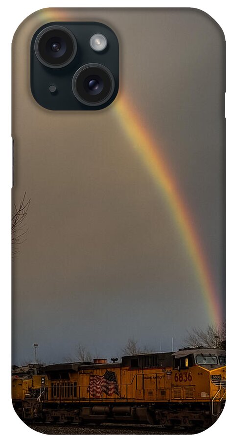 Train at the end of the rainbow - Phone Case
