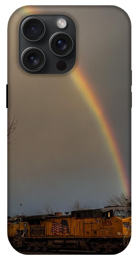 Train at the end of the rainbow - Phone Case