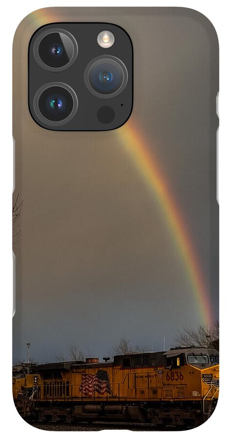 Train at the end of the rainbow - Phone Case
