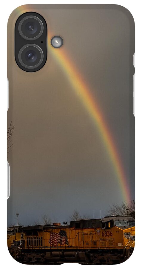 Train at the end of the rainbow - Phone Case