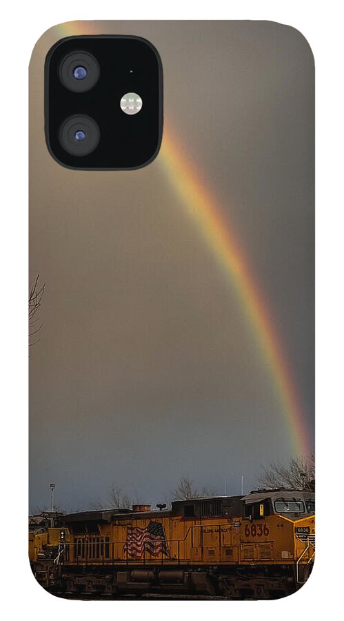 Train at the end of the rainbow - Phone Case